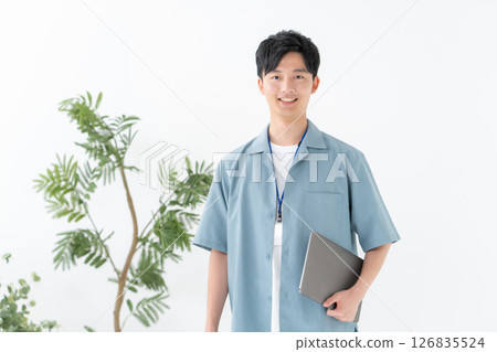 Businessman laptop computer Businessman laptop computer 126835524