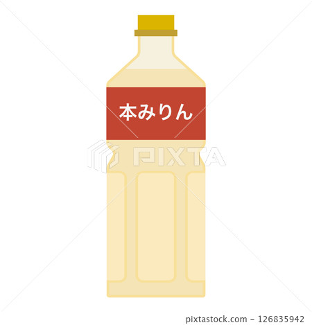 Hon Mirin icon illustration Seasoning series Hon Mirin icon illustration Seasoning series 126835942