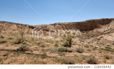Beautiful Landscape Of The Desert Beautiful Landscape Of The Desert 126836442