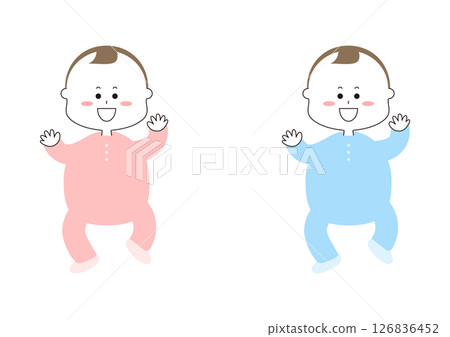 A toddler walking baby 126836452