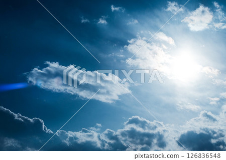 Fresh blue sky Fresh blue sky 126836548