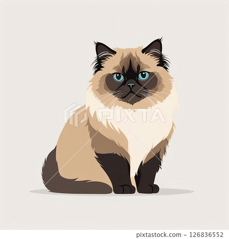 The highly sociable Himalayan cat 126836552