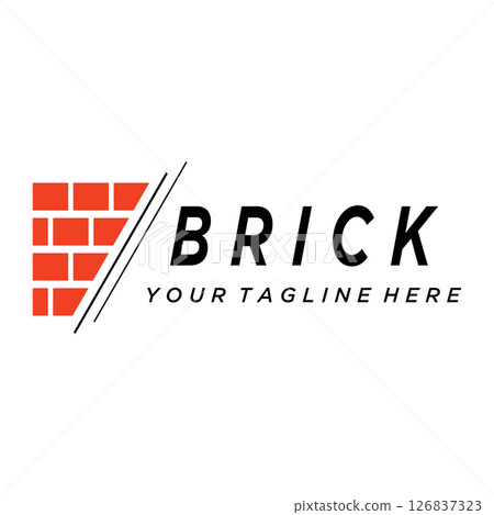 creative brick logo designs for buildings, architectural buildings, civil engineering, building materials shops creative brick logo designs for buildings, architectural buildings, civil engineering, building materials shops 126837323