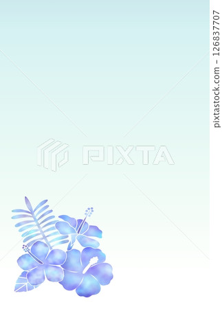 芙蓉背景(明信片)g 芙蓉背景(明信片)g 126837707