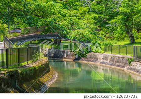 Lake Biwa Canal Yamanotani Bridge Kyoto City 126837732