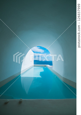 聖托里尼的美麗風景 聖托里尼的美麗風景 126837999