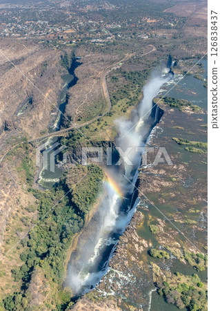 Aerial View of Victoria Falls Aerial View of Victoria Falls 126838437