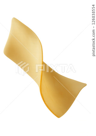 Close-up of twisted sliced cheese 126838554
