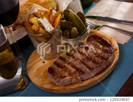 Roasted veal steak Roasted veal steak 126839697