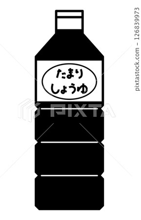 A simple illustration of tamari soy sauce A simple illustration of tamari soy sauce 126839973