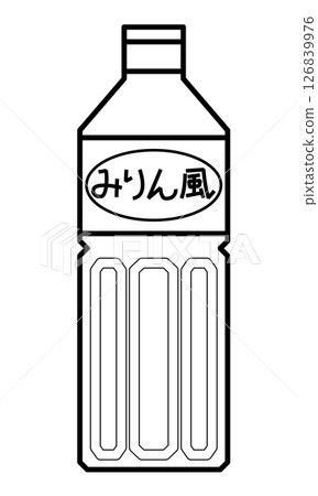 味醂調味料的簡單圖示 126839976