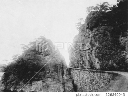 明治時代的日本，兵庫縣，見歸岩 126840043
