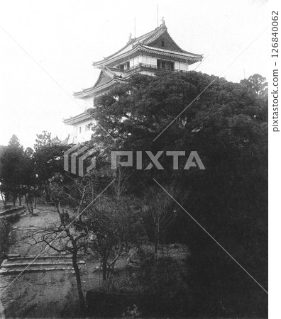 日本明治時代的和歌山城 126840062