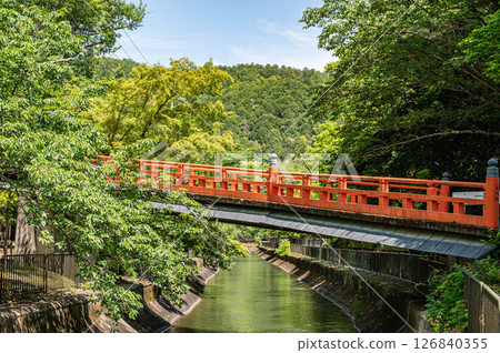 Lake Biwa Canal Shojyo Bridge Kyoto City 126840355