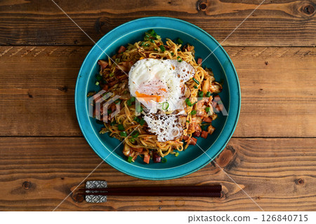 Kimchi fried noodles 126840715