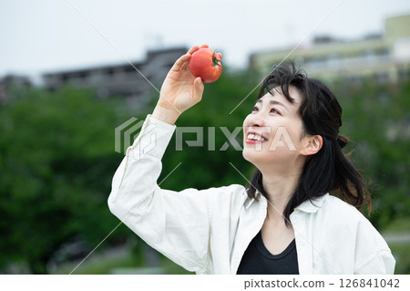 Get healthy with summer vegetables 126841042