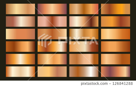 銅色漸層圖案材料集 銅色漸層圖案材料集 126841288