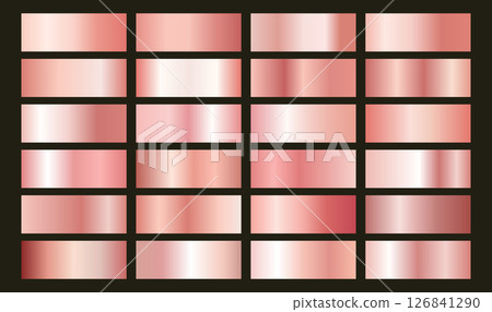 玫瑰粉色漸層圖案素材集 玫瑰粉色漸層圖案素材集 126841290