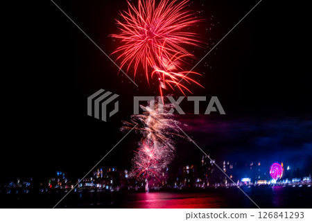 NYE Fireworks at The Entrance NSW NYE Fireworks at The Entrance NSW 126841293