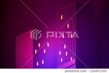 downtown, facade, glass 126841309