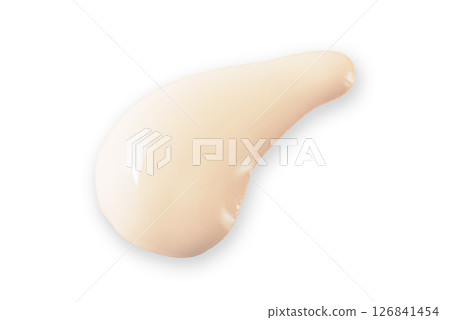 Teardrop-shaped liquid foundation color samples Teardrop-shaped liquid foundation color samples 126841454