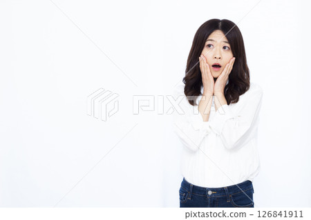 驚訝的女人 126841911