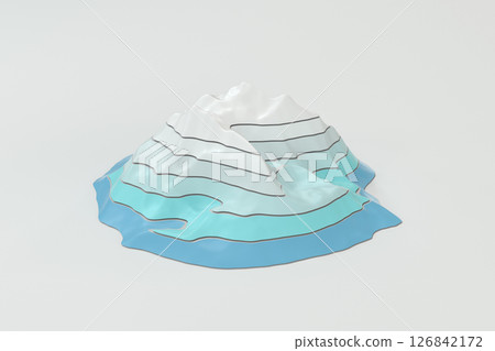 hill, geometric, backdrop 126842172