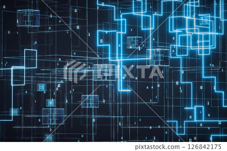 encoded, number, cyberspace 126842175