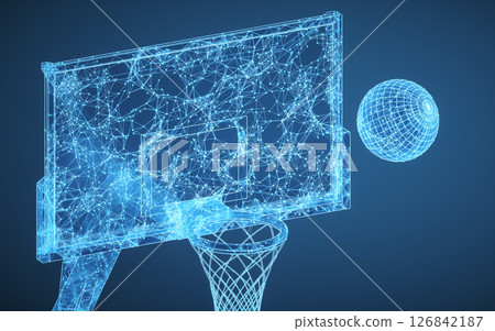 Basketball and sports, physical exercise, 3d 126842187