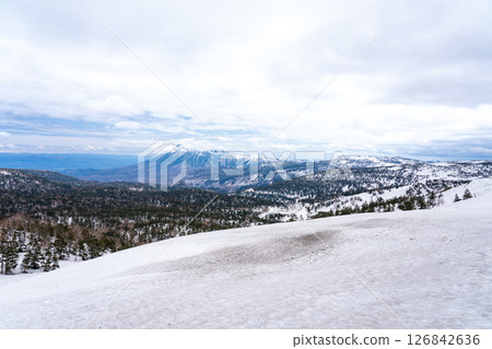 Snow-covered Hachimantai, Hachimantai City, Iwate Prefecture Snow-covered Hachimantai, Hachimantai City, Iwate Prefecture 126842636