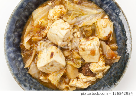 Tofu and cabbage stew Tofu and cabbage stew 126842984