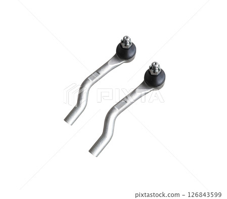 Tie Rod End or Outer Tie Rod End isolated on white background 126843599