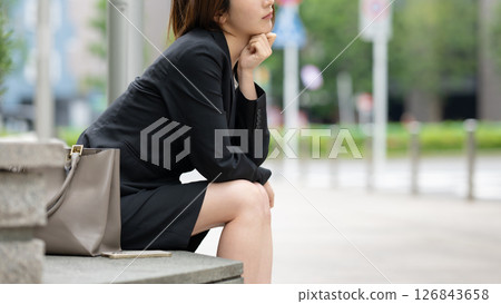 沮喪的女人 126843658