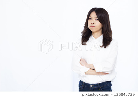 An angry lady An angry lady 126843729
