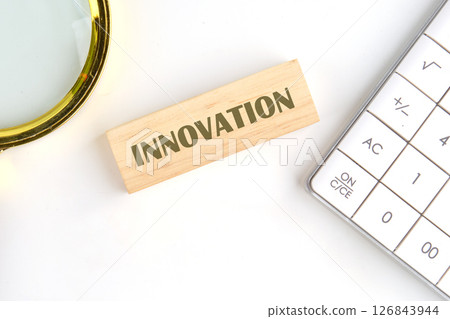 The concept word INNOVATION. Invention Development Design Concept The concept word INNOVATION. Invention Development Design Concept 126843944
