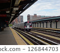 New York subway station 126844703