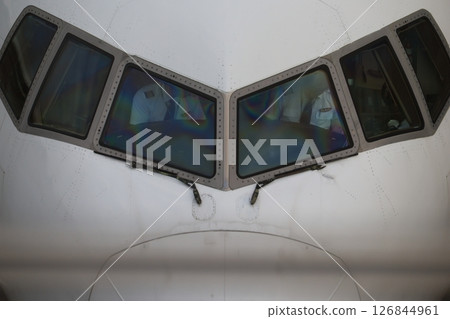 飛機駕駛艙 飛機駕駛艙 126844961
