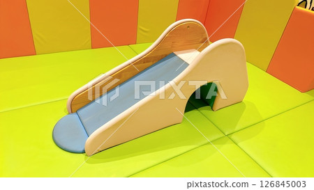 Children's slide in kids' space Children's slide in kids' space 126845003