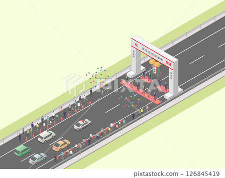 開幕式軸測圖【道路】（綠地） 126845419