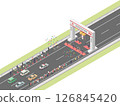開幕式等距影像[道路]（平原） 126845420