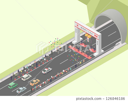 開幕式等軸測圖[隧道]（綠地） 126846186