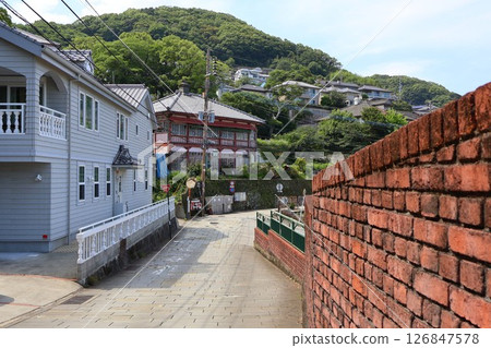 南山手磚牆（長崎縣長崎市南山手町） 126847578