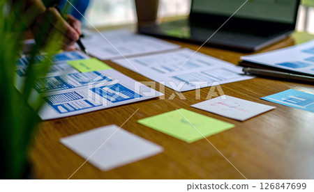 Image of prototyping a website 126847699