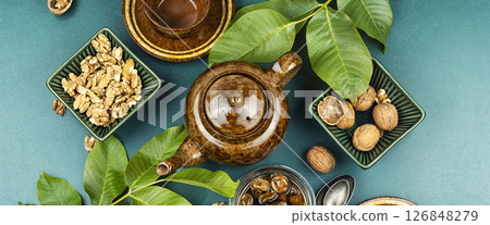 Simple Green Walnut Jam. Simple Green Walnut Jam. 126848279