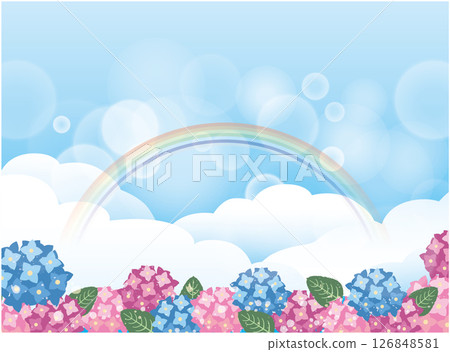 Summer rainy season material background 126848581