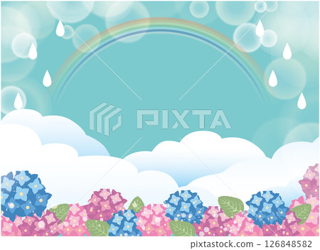 夏季雨季材料背景 夏季雨季材料背景 126848582