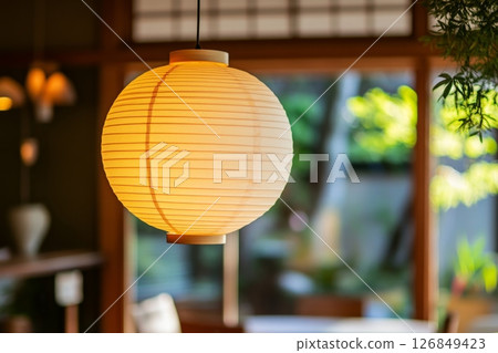 Japanese Paper Lantern, Warm & Elegant Japanese Paper Lantern, Warm & Elegant 126849423
