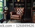 Luxurious Vintage Library Home Decor 126849426
