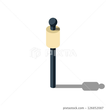 Isometric of light lamp pillar. Isometric street light. Isometric icon of a park light. Light pillar icon. Isometric outdoor lighting Isometric of light lamp pillar. Isometric street light. Isometric icon of a park light. Light pillar icon. Isometric outdoor lighting 126852087