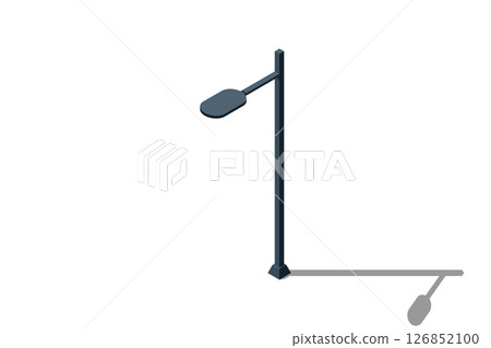 Isometric of light lamp pillar. Isometric street light. Isometric icon of a park light. Light pillar icon. Isometric outdoor lighting Isometric of light lamp pillar. Isometric street light. Isometric icon of a park light. Light pillar icon. Isometric outdoor lighting 126852100